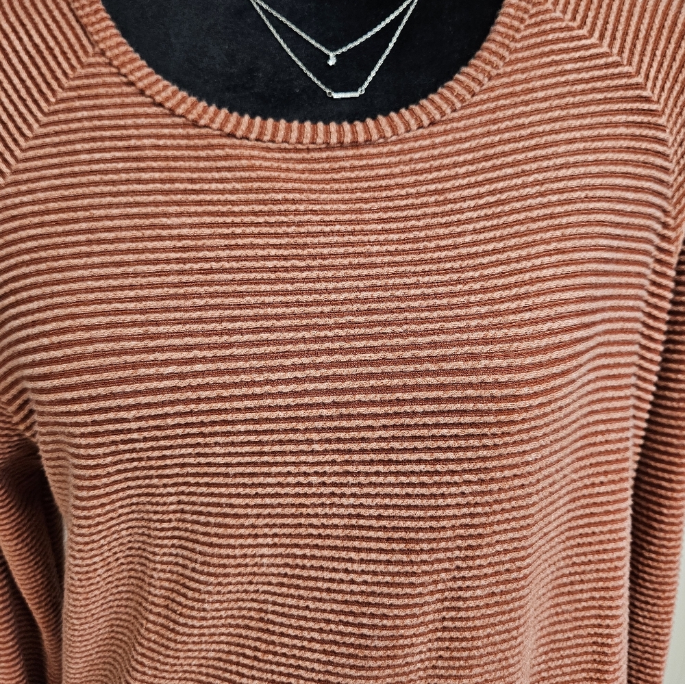 Vanilla Bay women's large rust orange long sleeve tunic - Picture 6 of 8